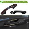 Door Handle Cover Trim for Kia Sportage 17-22 Black ABS 1Set