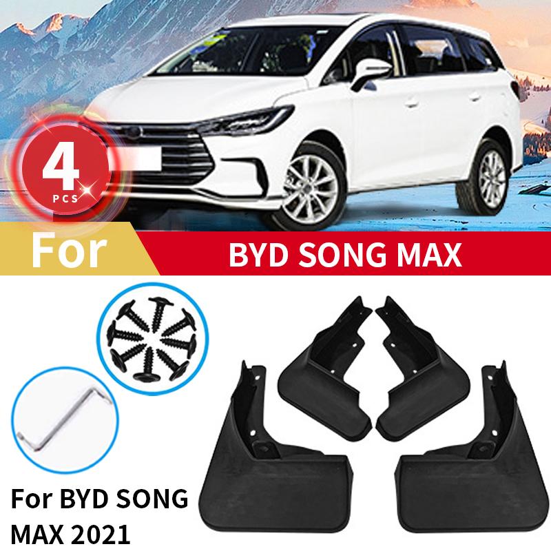 Car Mud Flaps For BYD Song PLUS   DM EV Pro MAX Plastic Mudguards Splash Shield Guards Fender Mudflaps