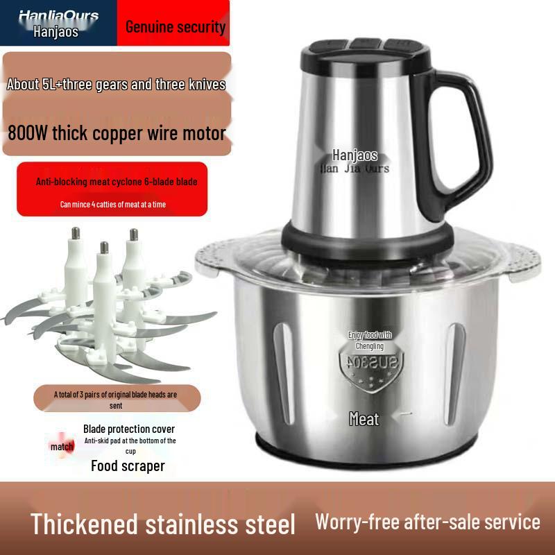 High-Power Multifunction Meat Grinder and Food Processor