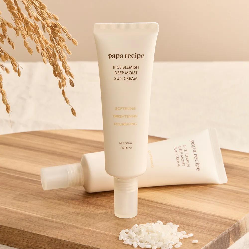 Papa Recipe Rice Blemish Deep Moist Sun Cream 50ml Double Pack