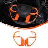 ABS Orange Steering Wheel Button Trim Cover for Toyota Tundra/Sequoia +
