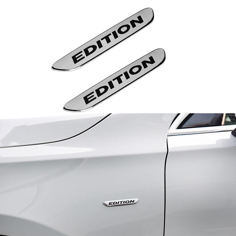 Chrome Car Styling AMG Edition Emblem Badge Sticker Logo For Mercedes Benz W176 W177 A Class A200 A250 W246 W117 C180 C200 C250 RM1