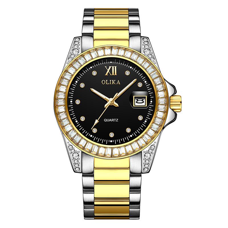 Neue TOP Marke Luxus herren Uhr Mit Box Wasserdicht Kalender Leucht Freizeit herren Quarz Uhren