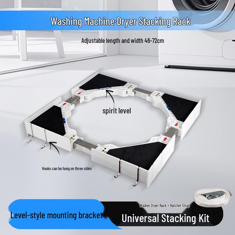 Регульована полиця-стелаж з нержавіючої сталі для сушильних машин - Економія місця