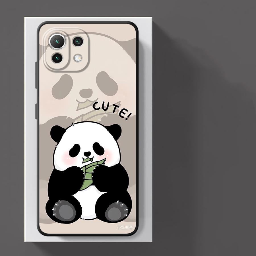 Cartoon Cute Panda Case for Xiaomi Poco F8 C61 M5 C71 M3 M4 M7 Pro C50 C75 F3 X3 X4 X5 X7 Pro F1 Funda Phone Cover
