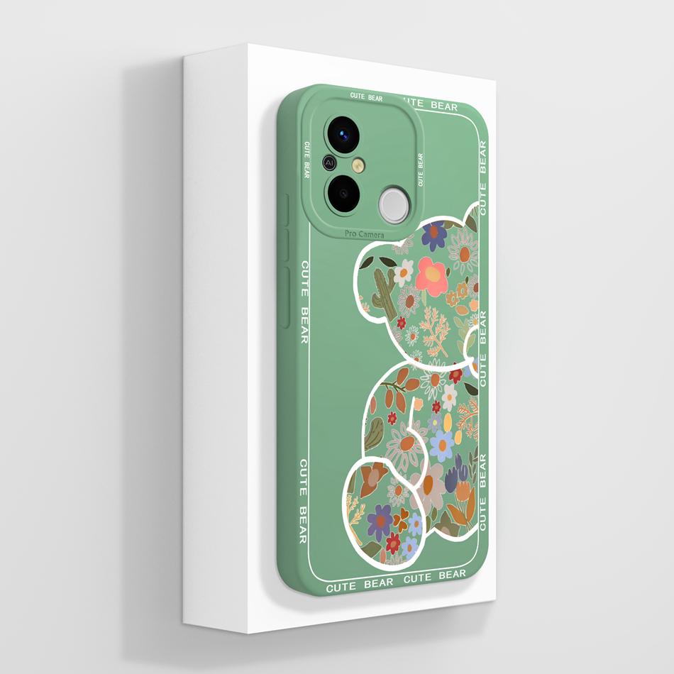 Coque Pour Redmi 12C 11A POCO C55 Coque Arrière Créative Protection Complète Protecteur Souple en Silicone Liquide Pour Redmi 12 C 11 A POCO C 55