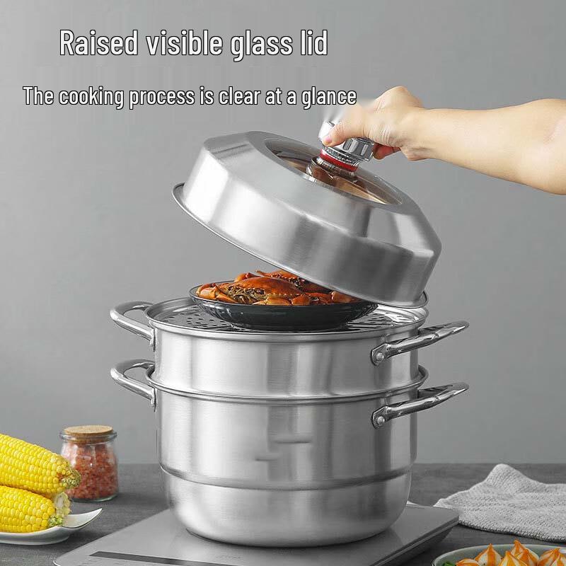 Jingxin 304 Stainless Steel Multi-Layer Steamer Pot