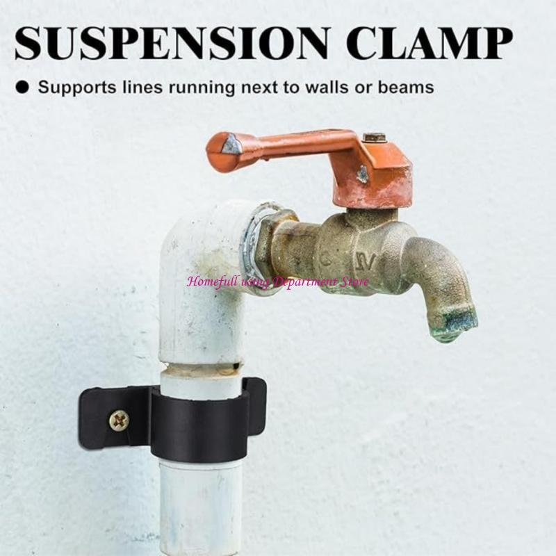 

50pcs Plastic Tube Clamps Secure Grip for PEX Metal CPVC Pipe Installation Use China Mainland