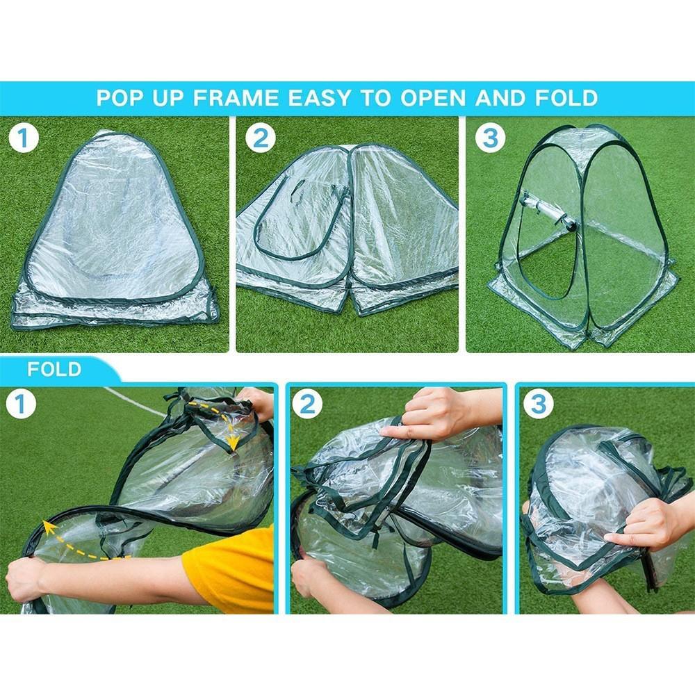 Foldable Mini Plant Greenhouse Cover
