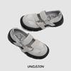 Thick-soled heightening Mary Jane shoes women's summer new versatile Velcro casual shoes single shoes