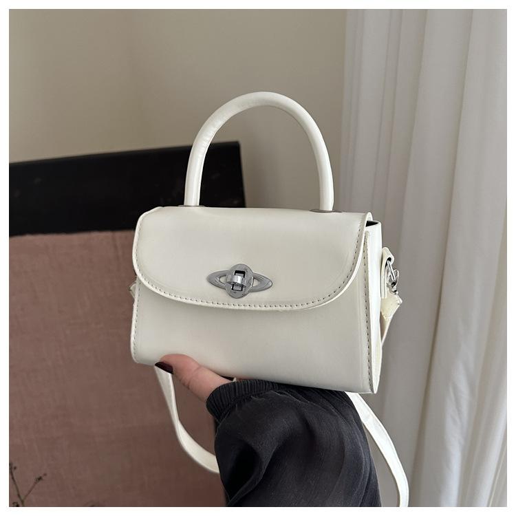 This Year's Popular Solid Color Large Capacity Spring and Summer 225 Casual New Retro Portable Shoulder Crossbody Small Square Bag Women