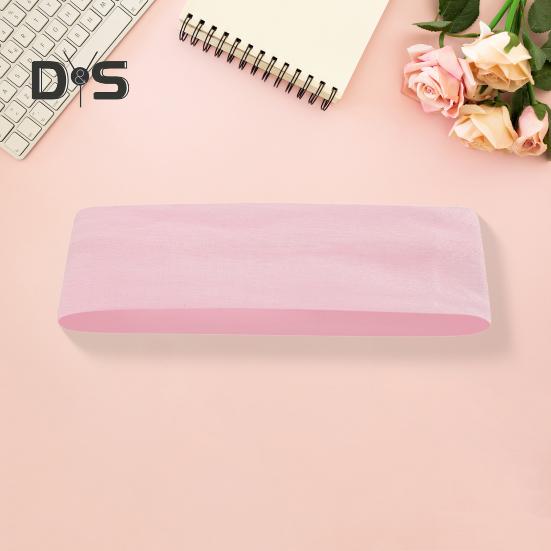 Women Men Headband High Elastic Solid Color Wide Hair Band Breathable Elastic Hair Tie Sports Yoga Fitness Headgear