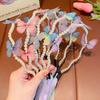 Sweet Pearl Butterfly Headband Styling Hair Hoop Fashion Flower Hair Bands  Girls Hair Accessories