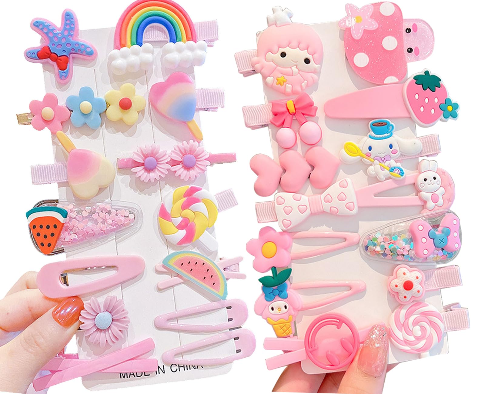 MAEXUS 28-Piece Deluxe Hair Clip Set for Girls, Includes Hair Ties, Hair Accessories, Hair Bands, Hair ties, Hair ties, Stylish Hair Ornaments for