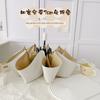 New Style No-Folding Umbrella in Milky White Color~ Automatic Umbrella for Women, Dual-Use for Sun and Rain, Uv Protection Sun Umbrella
