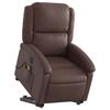 VidaXL Fauteuil Inclinable de Massage Électrique, Chaise de Relaxation avec Dossier et Repose-pied Réglables, Siège de 3204249