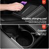For Tesla Model 3/Y/YL Highland Juniper 2026 Center Armrest Hidden Storage Box Cup Holder Console Organizer Box Accessories