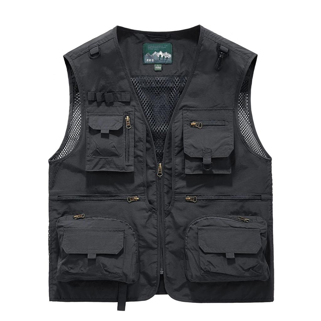 New Quick-drying Vest Men's Casual Outdoor Multi-bag Fishing Photography Vest