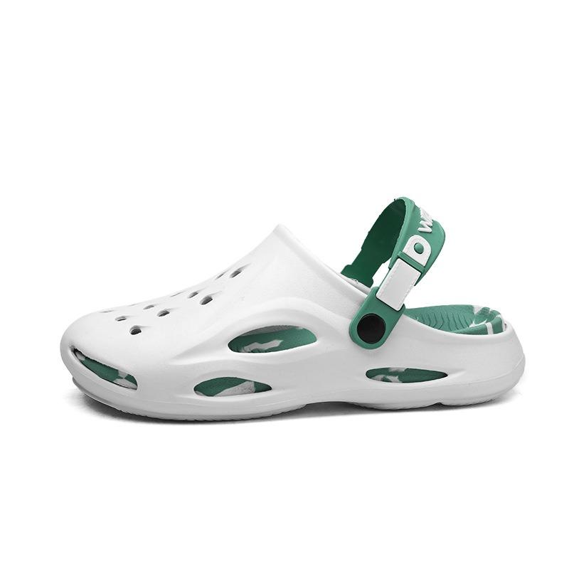 Summer hole shoes men's trend hollow bag head non-slip soft-soled sandals wear thick-soled beach men's slippers