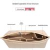 Custom Felt Cosmetic Bag Storage Organizer with Divider