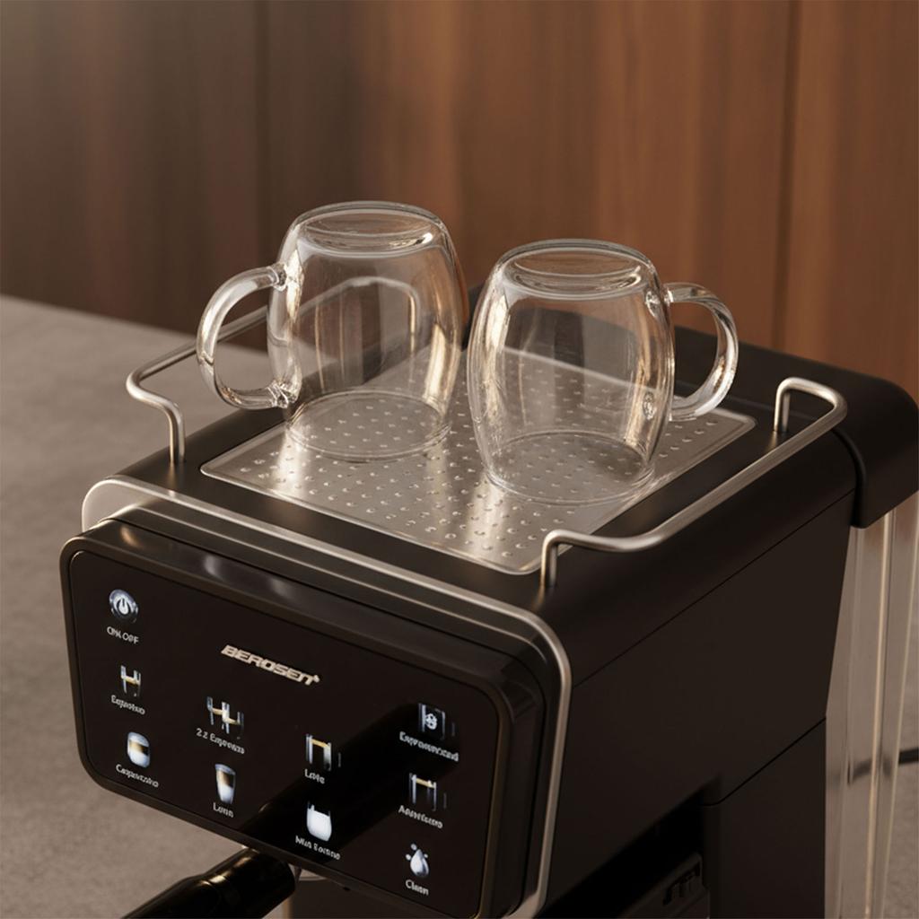 Berdsen Bd-773 Black 20 Bar Milk Frother Coffee Machine