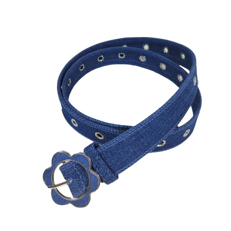 

Повседневный пояс на талию Панк-цепочка Универсальный Ковбойский Цветок Ретро Винтажный Цветочная Цепочка на Талию Поясной ремень Тренд глубокий/синий