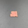 Motivational English Heart Alloy Enamel Brooch: Versatile Accessory for Clothing, Shoes, and Bags