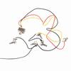Guitar Wiring Harness Kit Prewired 3 Way Switch 2V2T1J for Electric Guitar Wire AccessoriesWhite