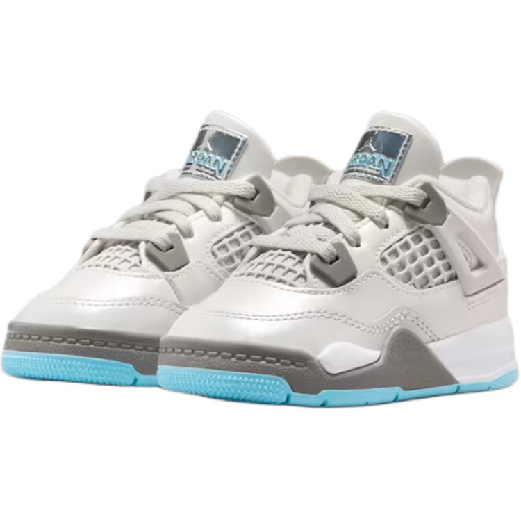 Air Jordan 4 Retro TD Photon Dust Blue Chill Flat Pewter White HV4759-014