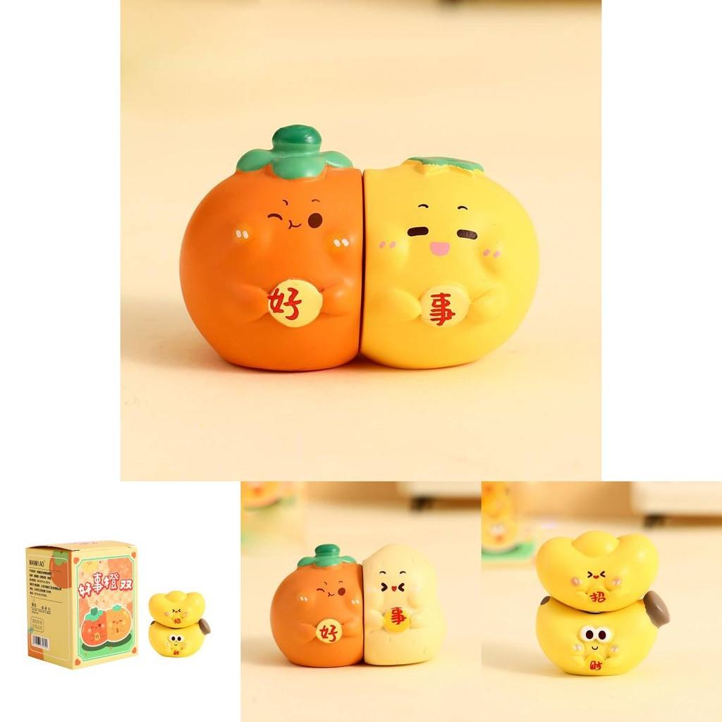 Originale kreative Segensfrucht Paar Figur Magnet Schreibtischdekoration für Büro