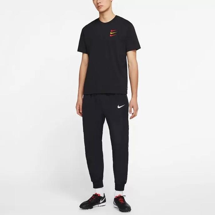 Nike T Shirts Men's Black Crew Neck Moderate Straight Fit DJ4392-010