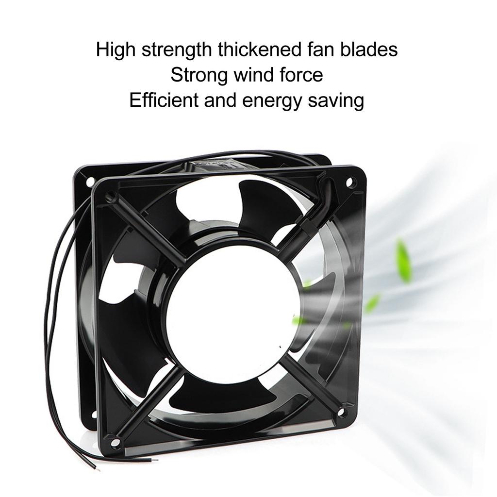 8in Axial Flow Fan Quiet 285m³/h 2600 RPM Wall Mount Axial Exhaust Fan for Kitchen Bedroom Office Basement 110V