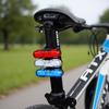 Fahrradrücklicht Hohe Helligkeit Wasserdicht Stoßfest Wiederaufladbares Licht Fahrrad USB Rücklicht Drehbares Rücklicht