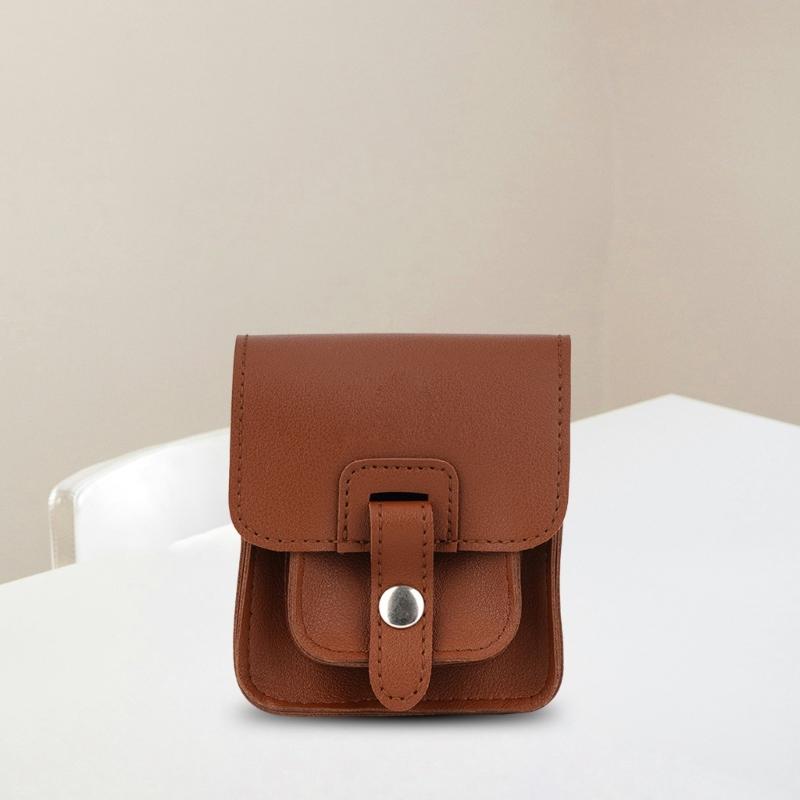 PU Leather Storage Carry Bag Shockproof Water Resistant Organizers Pouches Suitable for RG34XXSP Handheld Console Gamers