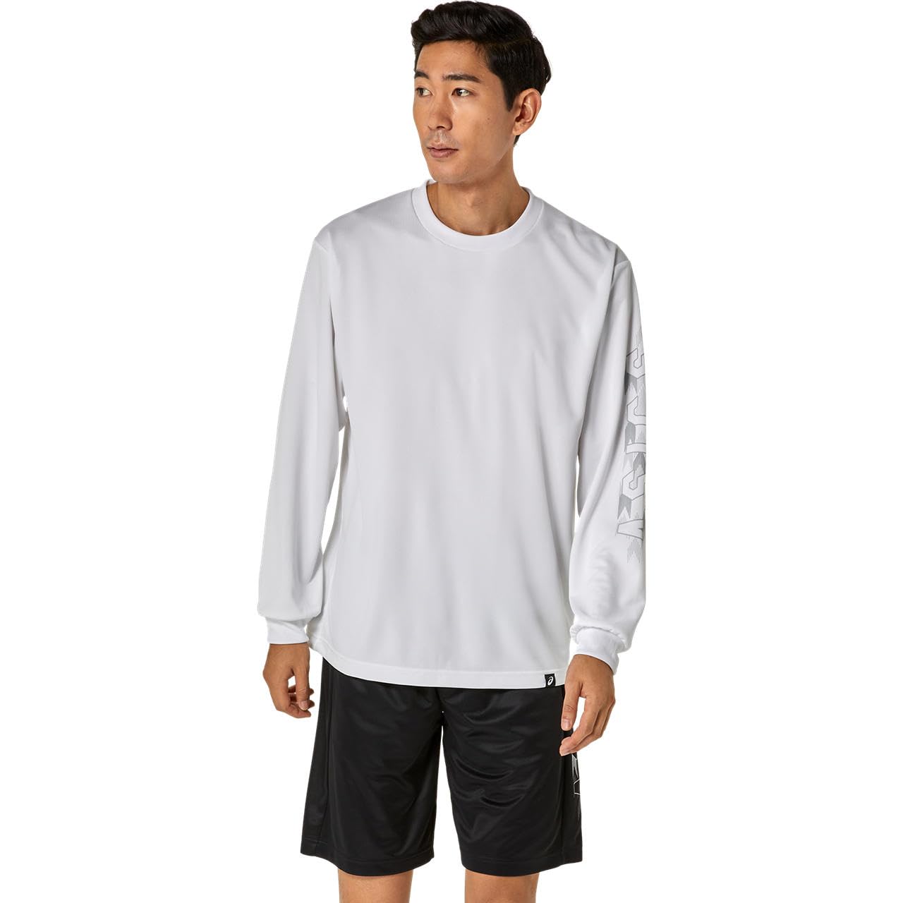 

Баскетбольная одежда Графическая футболка с длинным рукавом 2063A373 Унисекс Взрослый Ярко-белый XL [Asics] (Дизайн рукава)