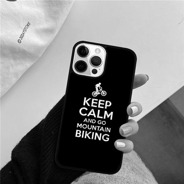 Mountain Bike Cycling Coque Shell For iPhone 17 Air 15 16 14 13 12 Pro Max 11 Pro Max Plus Phone Case Cover