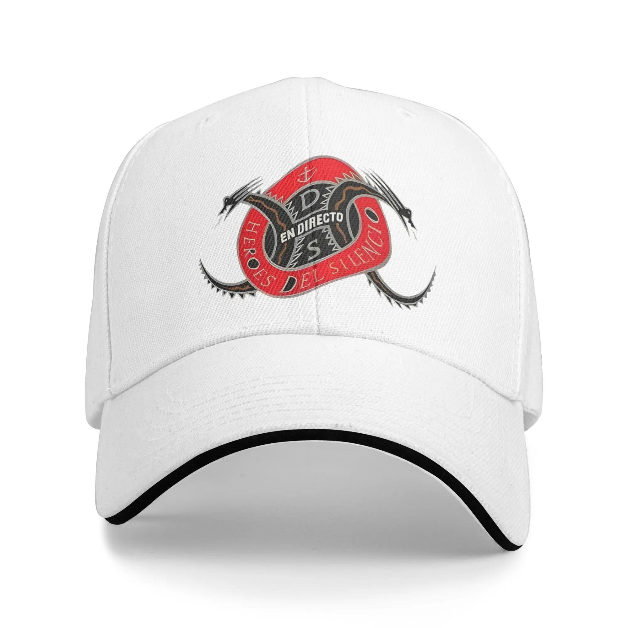 

Heroes Del Silencio Sandwich Cap Adult HipHop Rock Music Hat Fishing Hat Breathable Polyester Baseball Cap Summer as show