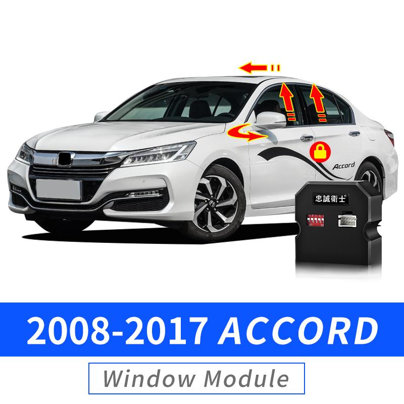 For 2008- Honda Accord/Civic/Type Lock Car Automatic Window Closing and Folding Rearview Mirror, OBD Module Accessories 2008-2017 Accord
