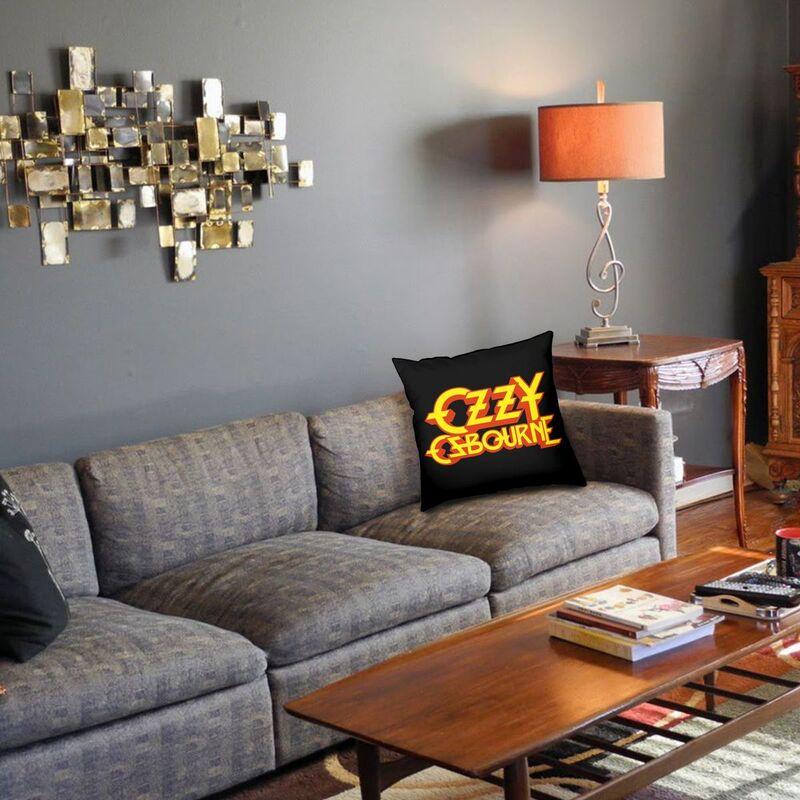 Heavy Metal Singer Music Ozzy Osbourne Square Throw Pillow Case Home Decorative 3D Double Side Printed Cushion Cover For Car
