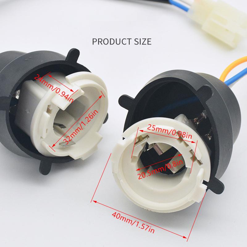 

1 шт. Новый цоколь фары мотоцикла BA20D, разъем лампы, адаптер основания, подходит для REX RS 400 450 500