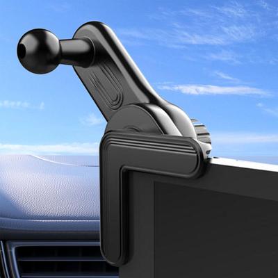 Suporte de telefone lateral para tela de carro, suporte de cabeça esférica de 17 mm, suporte para painel de carro premium