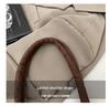 Bambi Tote: Winter 2025 Large Capacity Embroidered Quilted Handbag - Versatile Fashionable Shoulder Bag