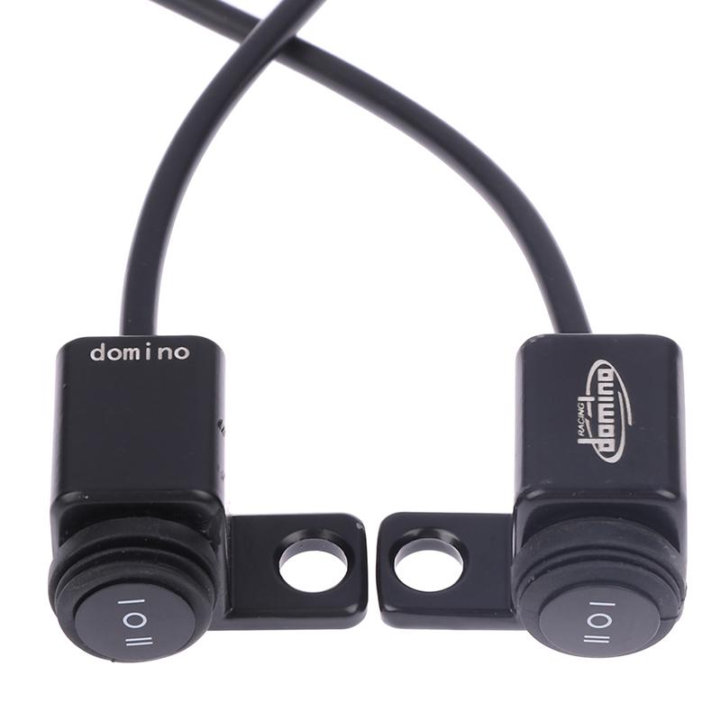 Aluminum Alloy Motorcycle Handlebar Headlight Switch Three-Position Waterproof Switch 12V Fog Spotlight Mirror Mount Switches