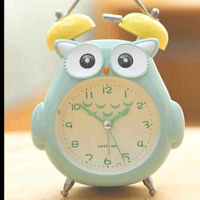 Cartoon Eule Stummer Digitaler Wecker Tischuhr Niedlicher Totoro Klingel Metall Schlafzimmer Quarz Wecker Mit Nachtlicht