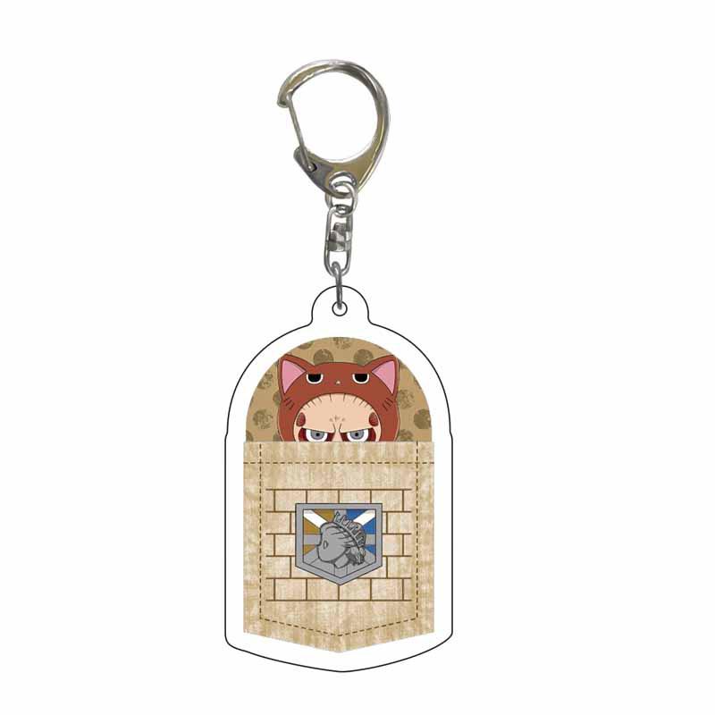 Attack On Titan Anime Acrylic Keychain Pendant - Creative Jewelry Gift