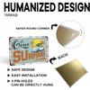 Vintage Surfboard Metal Wall Art 8x12 Inch Retro Tin Sign for Beach House Garage