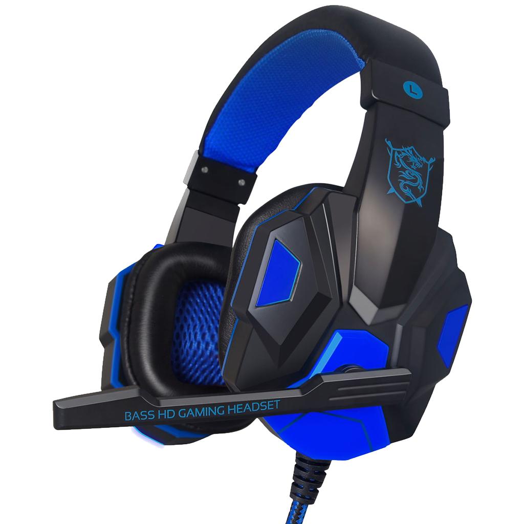 Headset with Surround Sound and Noise-Canceling Mic