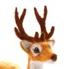 Model Elk Plush New Year Miniature Figurine Christmas Decoration Simulation Deer Reindeer Ornament