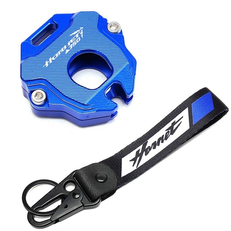 CB750 Motorcycle Accessories CNC Key Case Cover Shell Embroidery Badge Keyring For HONDA Hornet CB 750 HORNET 2023
