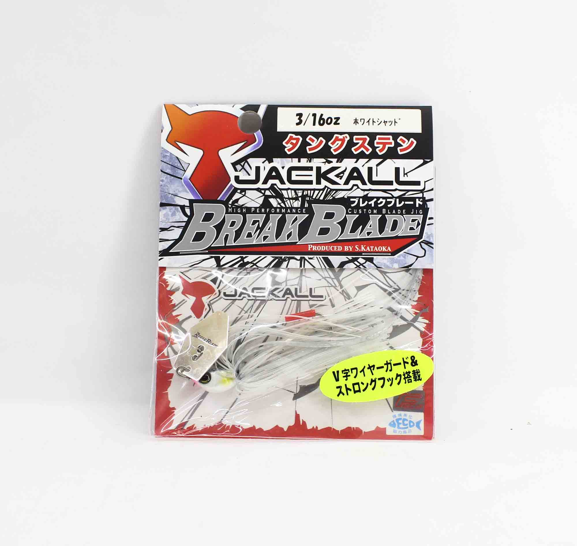 

Jackall Break B Jig 3/16 унции Тонущая приманка White Shad (0340)